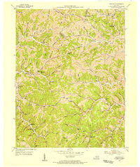 Webbville Kentucky Historical topographic map, 1:24000 scale, 7.5 X 7.5 Minute, Year 1953