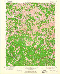 Webbville Kentucky Historical topographic map, 1:24000 scale, 7.5 X 7.5 Minute, Year 1953