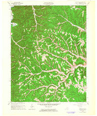 Wesleyville Kentucky Historical topographic map, 1:24000 scale, 7.5 X 7.5 Minute, Year 1962