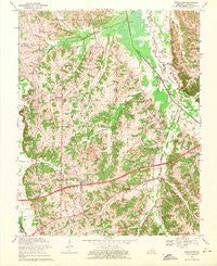 Westplains Kentucky Historical topographic map, 1:24000 scale, 7.5 X 7.5 Minute, Year 1969