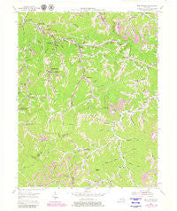 Wheelwright Kentucky Historical topographic map, 1:24000 scale, 7.5 X 7.5 Minute, Year 1954