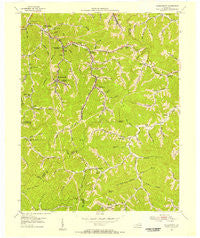 Wheelwright Kentucky Historical topographic map, 1:24000 scale, 7.5 X 7.5 Minute, Year 1954