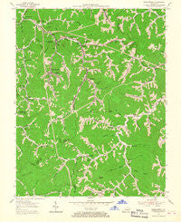 Wheelwright Kentucky Historical topographic map, 1:24000 scale, 7.5 X 7.5 Minute, Year 1954