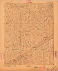 Whitesburg Kentucky Historical topographic map, 1:125000 scale, 30 X 30 Minute, Year 1892