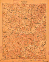 Whitesville Kentucky Historical topographic map, 1:62500 scale, 15 X 15 Minute, Year 1909