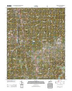 Whitley City Kentucky Historical topographic map, 1:24000 scale, 7.5 X 7.5 Minute, Year 2013