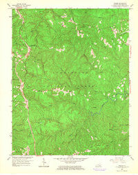 Wiborg Kentucky Historical topographic map, 1:24000 scale, 7.5 X 7.5 Minute, Year 1963