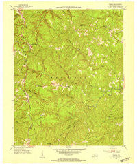 Wiborg Kentucky Historical topographic map, 1:24000 scale, 7.5 X 7.5 Minute, Year 1952