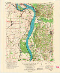 Wickliffe Kentucky Historical topographic map, 1:62500 scale, 15 X 15 Minute, Year 1972