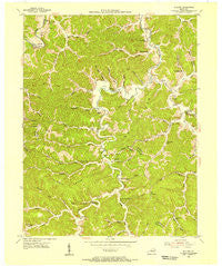 Willard Kentucky Historical topographic map, 1:24000 scale, 7.5 X 7.5 Minute, Year 1953