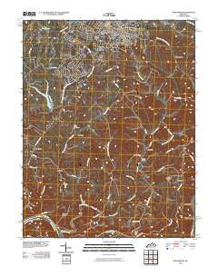 Winchester Kentucky Historical topographic map, 1:24000 scale, 7.5 X 7.5 Minute, Year 2010