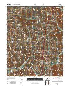Wofford Kentucky Historical topographic map, 1:24000 scale, 7.5 X 7.5 Minute, Year 2010