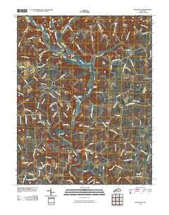 Woodstock Kentucky Historical topographic map, 1:24000 scale, 7.5 X 7.5 Minute, Year 2010