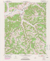 Yosemite Kentucky Historical topographic map, 1:24000 scale, 7.5 X 7.5 Minute, Year 1952