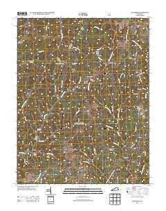 Zachariah Kentucky Historical topographic map, 1:24000 scale, 7.5 X 7.5 Minute, Year 2013