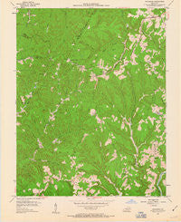 Zachariah Kentucky Historical topographic map, 1:24000 scale, 7.5 X 7.5 Minute, Year 1953