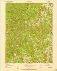 Zachariah Kentucky Historical topographic map, 1:24000 scale, 7.5 X 7.5 Minute, Year 1953