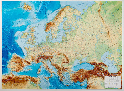 Buy map EUROPE 1: 7,000,000 RELIEF MAP