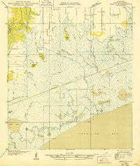 Abbeville SE Louisiana Historical topographic map, 1:31680 scale, 7.5 X 7.5 Minute, Year 1932