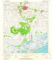 Abbeville Louisiana Historical topographic map, 1:62500 scale, 15 X 15 Minute, Year 1954