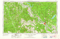 Alexandria Louisiana Historical topographic map, 1:250000 scale, 1 X 2 Degree, Year 1953