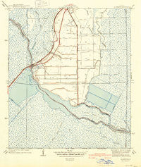 Allemands Louisiana Historical topographic map, 1:31680 scale, 7.5 X 7.5 Minute, Year 1940