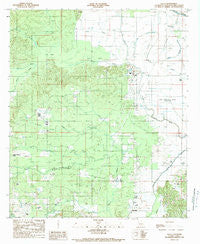 Allen Louisiana Historical topographic map, 1:24000 scale, 7.5 X 7.5 Minute, Year 1989