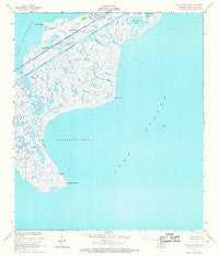 Alligator Point Louisiana Historical topographic map, 1:24000 scale, 7.5 X 7.5 Minute, Year 1956