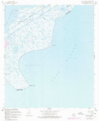 Alligator Point Louisiana Historical topographic map, 1:24000 scale, 7.5 X 7.5 Minute, Year 1968