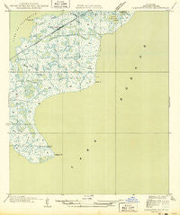 Alligator Point Louisiana Historical topographic map, 1:31680 scale, 7.5 X 7.5 Minute, Year 1949