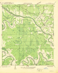 Aloha Louisiana Historical topographic map, 1:31680 scale, 7.5 X 7.5 Minute, Year 1937