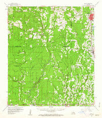 Amite Louisiana Historical topographic map, 1:62500 scale, 15 X 15 Minute, Year 1959