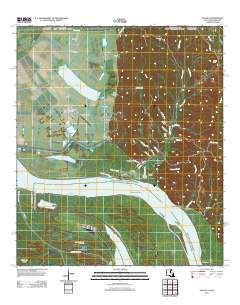 Angola Louisiana Historical topographic map, 1:24000 scale, 7.5 X 7.5 Minute, Year 2012