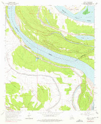 Ashly Louisiana Historical topographic map, 1:24000 scale, 7.5 X 7.5 Minute, Year 1963