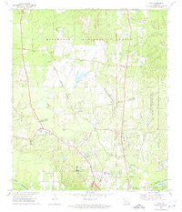 Ball Louisiana Historical topographic map, 1:24000 scale, 7.5 X 7.5 Minute, Year 1972