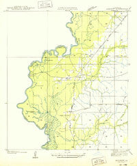 Bancroft Louisiana Historical topographic map, 1:31680 scale, 7.5 X 7.5 Minute, Year 1949