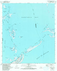 Barataria Pass Louisiana Historical topographic map, 1:24000 scale, 7.5 X 7.5 Minute, Year 1993