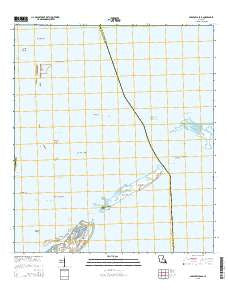 Barataria Pass Louisiana Current topographic map, 1:24000 scale, 7.5 X 7.5 Minute, Year 2015