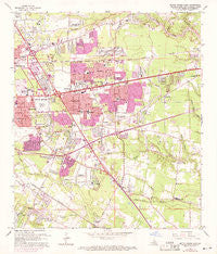 Baton Rouge East Louisiana Historical topographic map, 1:24000 scale, 7.5 X 7.5 Minute, Year 1963