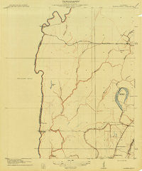 Baxter Bayou Louisiana Historical topographic map, 1:31680 scale, 7.5 X 7.5 Minute, Year 1914