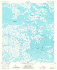 Bay Dosgris Louisiana Historical topographic map, 1:24000 scale, 7.5 X 7.5 Minute, Year 1953