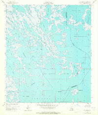 Bay Tambour Louisiana Historical topographic map, 1:24000 scale, 7.5 X 7.5 Minute, Year 1956