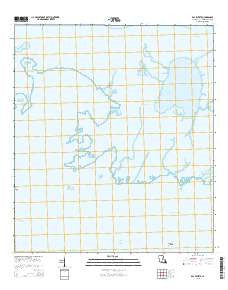 Bay Batiste Louisiana Current topographic map, 1:24000 scale, 7.5 X 7.5 Minute, Year 2015
