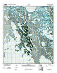 Bay Courant Louisiana Historical topographic map, 1:24000 scale, 7.5 X 7.5 Minute, Year 2012
