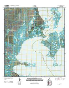 Bay L'Ours Louisiana Historical topographic map, 1:24000 scale, 7.5 X 7.5 Minute, Year 2012