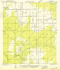 Bayou Blue Louisiana Historical topographic map, 1:31680 scale, 7.5 X 7.5 Minute, Year 1949