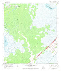 Bayou Boeuf Louisiana Historical topographic map, 1:24000 scale, 7.5 X 7.5 Minute, Year 1962