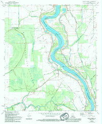 Bayou Current Louisiana Historical topographic map, 1:24000 scale, 7.5 X 7.5 Minute, Year 1969
