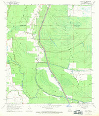 Bayou Jack Louisiana Historical topographic map, 1:24000 scale, 7.5 X 7.5 Minute, Year 1969