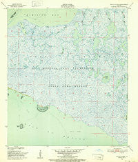 Bayou Lucien Louisiana Historical topographic map, 1:24000 scale, 7.5 X 7.5 Minute, Year 1951
